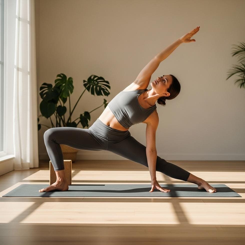 Gestrekte zijwaartse hoek Utthita Parsvakonasana