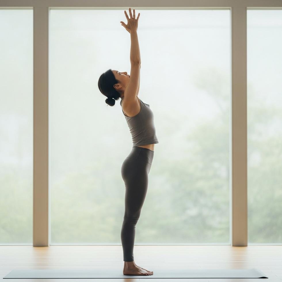 Opwaartse groet Urdhva Hastasana