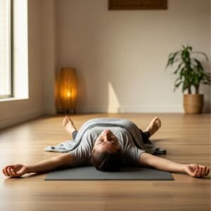 Savasana / lijkhouding Savasana