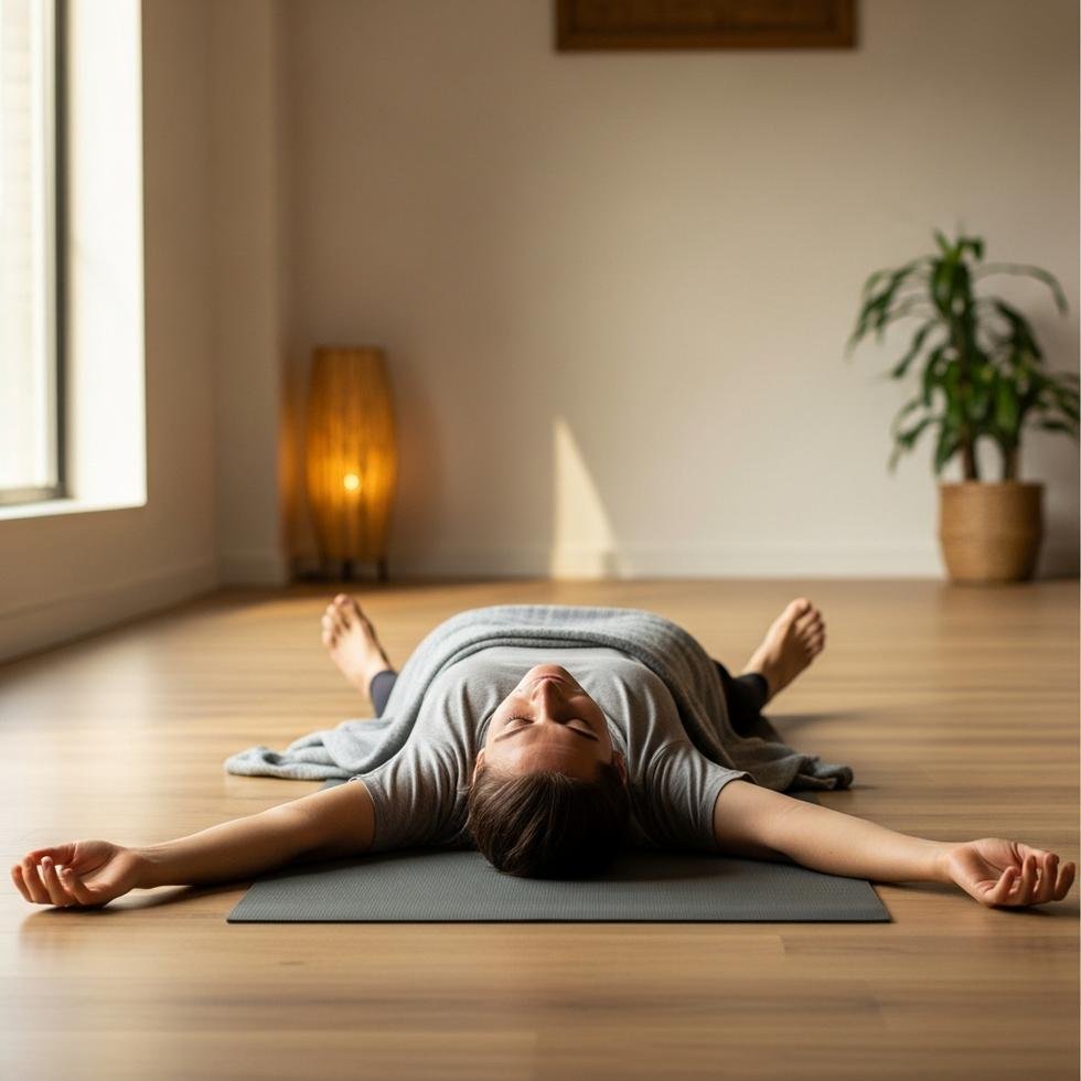 Savasana / lijkhouding Savasana