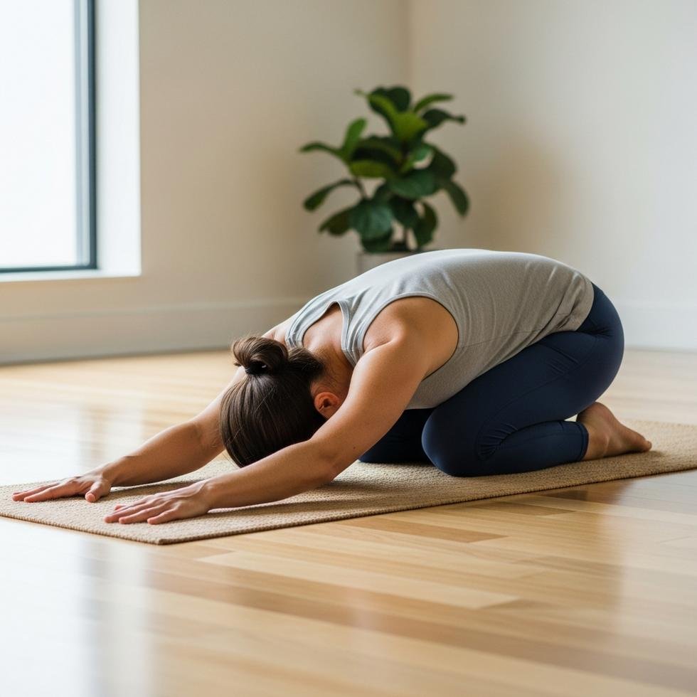 Vinyasa Yoga 14 Kindhouding Balasana