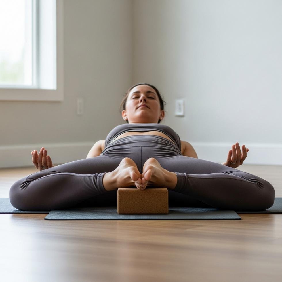 Liggende gebonden hoek Supta Baddha Konasana