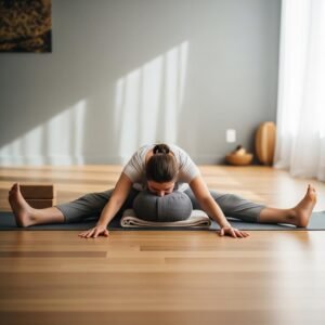 Wide-Legged Forward Fold (Yin) Upavistha Konasana
